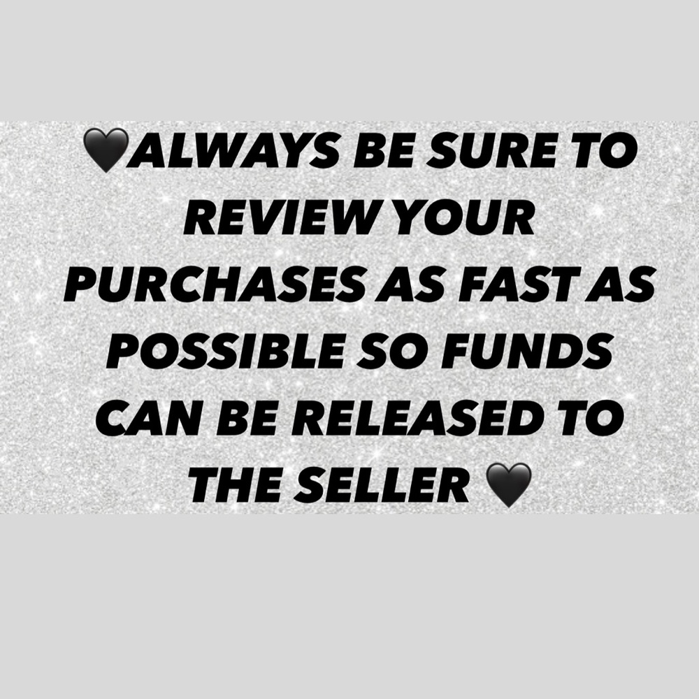 🖤RELEASING FUNDS TO THE SELLER🖤